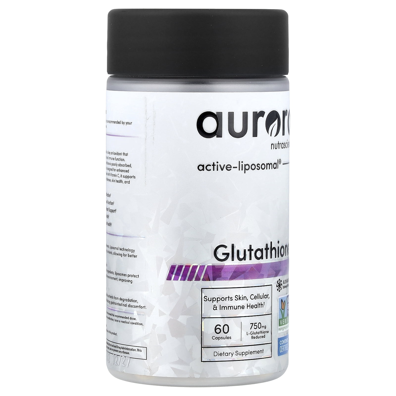 Aurora Nutrascience Glutathione, 60 Capsules