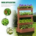 thumbnail image 3 of MOPHOTO 4-Tier Wooden Raised Garden Bed,Outdoor Planter Box Herbs Vegetable Flowers Growing Box,Wood Planting Container,Vertical Freestanding Wood Plant Stand Flower Rack Indoor Patio Balcony, 3 of 10