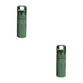thumbnail image 1 of Yuarrent Cajas de almacenamiento de pastillas para el hogar Pastillero de aleación de aluminio Contenedor organizador de transporte de tabletas Verde 2piezas, 1 of 6