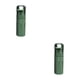 thumbnail image 4 of Greeniant Cajas de pastillas para el hogar, Mini pastillero de aleación de aluminio para Picnic, contenedor organizador de tabletas selladas con Verde 2Conjunto, 4 of 6