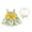 A-Light Yellow269, variant on Bobifish Little Girls Dress Square Neck Wide Strap A Line Tank Dress Bow Blossom Printed Birthday Party Dress