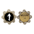 thumbnail image 1 of Broche de flores negro para mujeres y niñas Unbranded M, 1 of 3