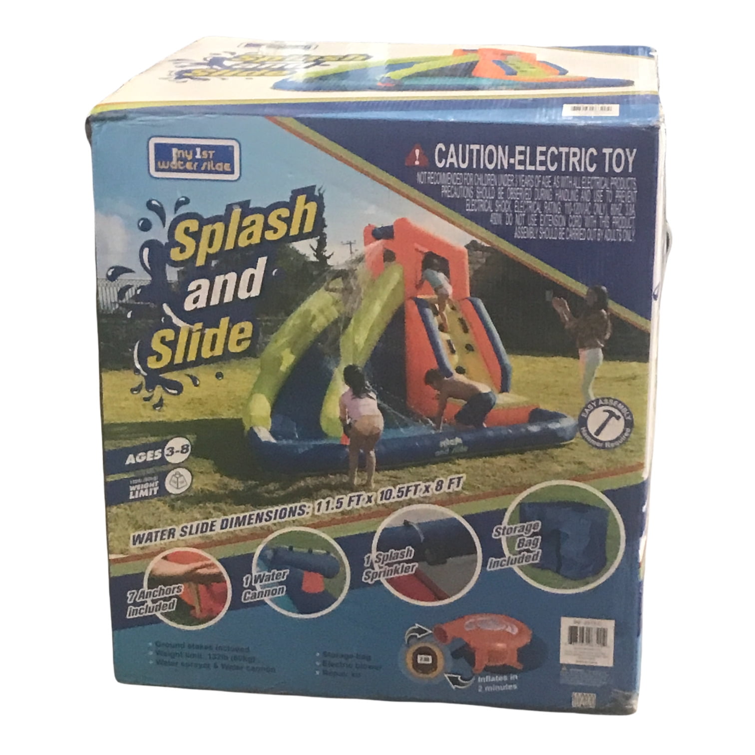 Corson Tools Splash and Slide Climb Inflatable Water Blob with Air