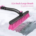 thumbnail image 3 of Snow Brush HEEYA 132 cm con raspador de hielo para camiones y todoterrenos, color rosa, 3 of 6