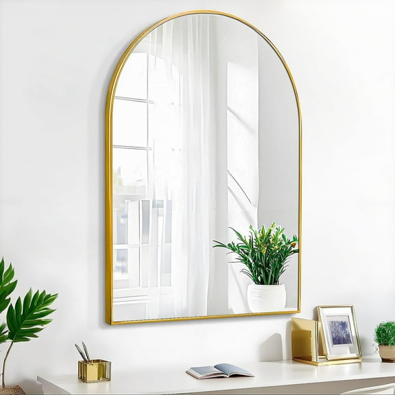 Mirror Rectangle Full Body Length Door Hanging Wall Mounted Metal Frame Dressing Make-up Mirrors for Entryway Bedroom Bathroom Living Room