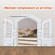 thumbnail image 3 of French Cat Door, Stylish No-Flap Cat Door Interior Door for Average-Sized Cats Up To 20 Lbs, Easy DIY Setup Pet Door, 3 of 5