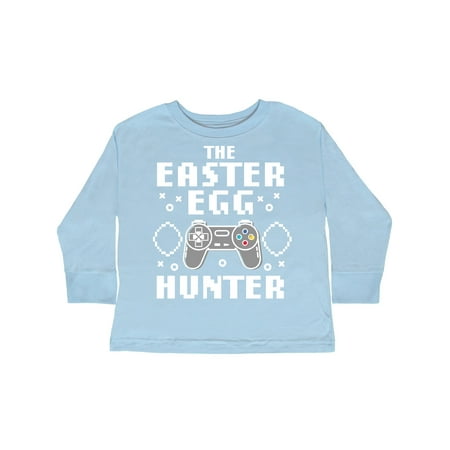 

Inktastic Happy Easter The Easter Egg Hunter Gamer Gift Toddler Boy or Toddler Girl Long Sleeve T-Shirt