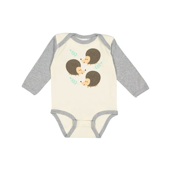 Inktastic Hedgehog for Girls Girls Long Sleeve Baby Bodysuit