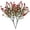 Red, variant on 2 pack 14.17in Tall Artificial Eucalyptus Flowers Red Floral Stems for Home Wedding Decor