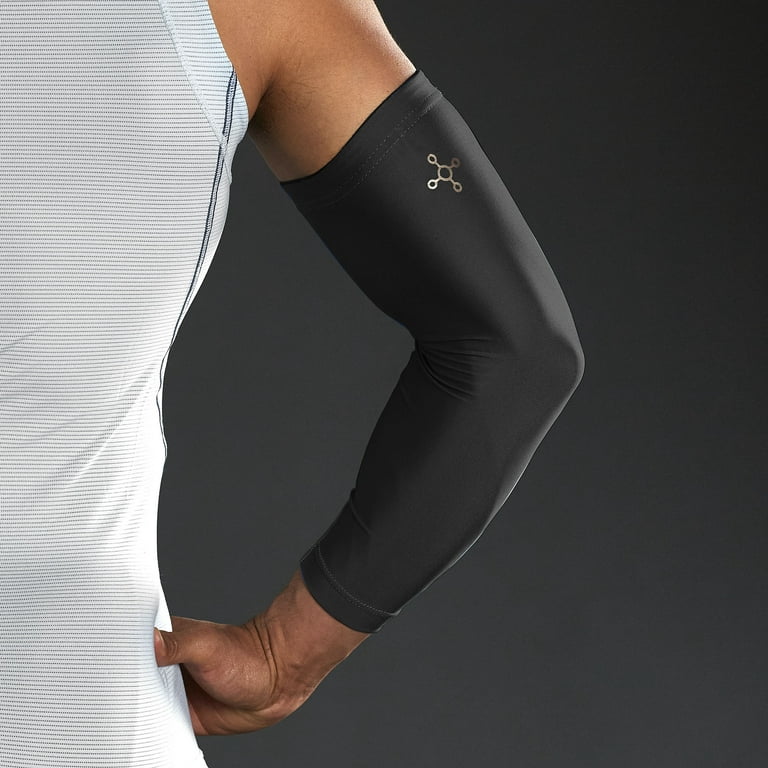 Tommie Copper Sport Compression Arm Sleeve, Black, Large/Extra