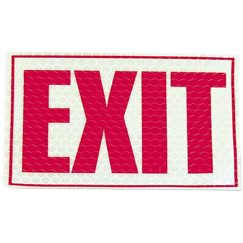 Miller's Creek Reflective Exit Sign by Generic