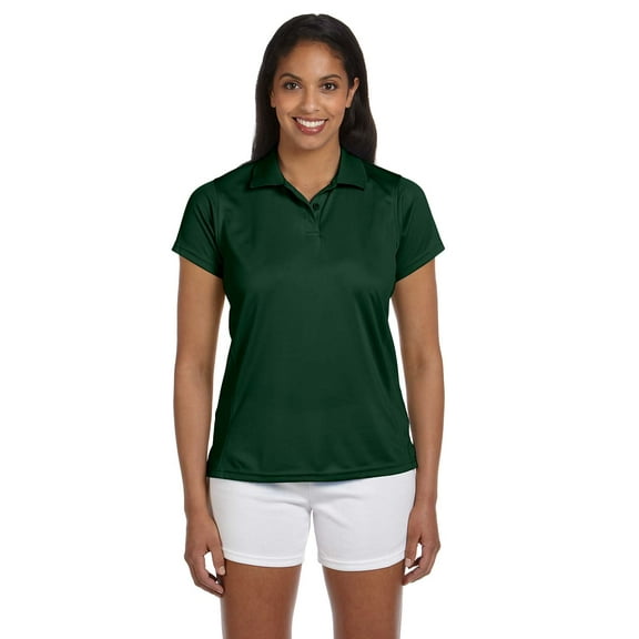Harriton M315W Ladies 4 oz. Polytech Polo