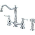 thumbnail image 3 of Pioneer Faucets 2AM501-MZ Americana 1.5 GPM Bridge Kitchen Faucet - Bronze, 3 of 5