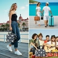 thumbnail image 7 of Obrewu Summer Ocean Starfish Lunch Bag for Adult, Insulated, Leakproof, Oxford Cloth, 7 of 7