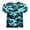 Mint Green-08, variant on Girls Camo Print Tops Round Neck Puff Sleeve T-Shirts Blouse for Daily & School 4-15Y