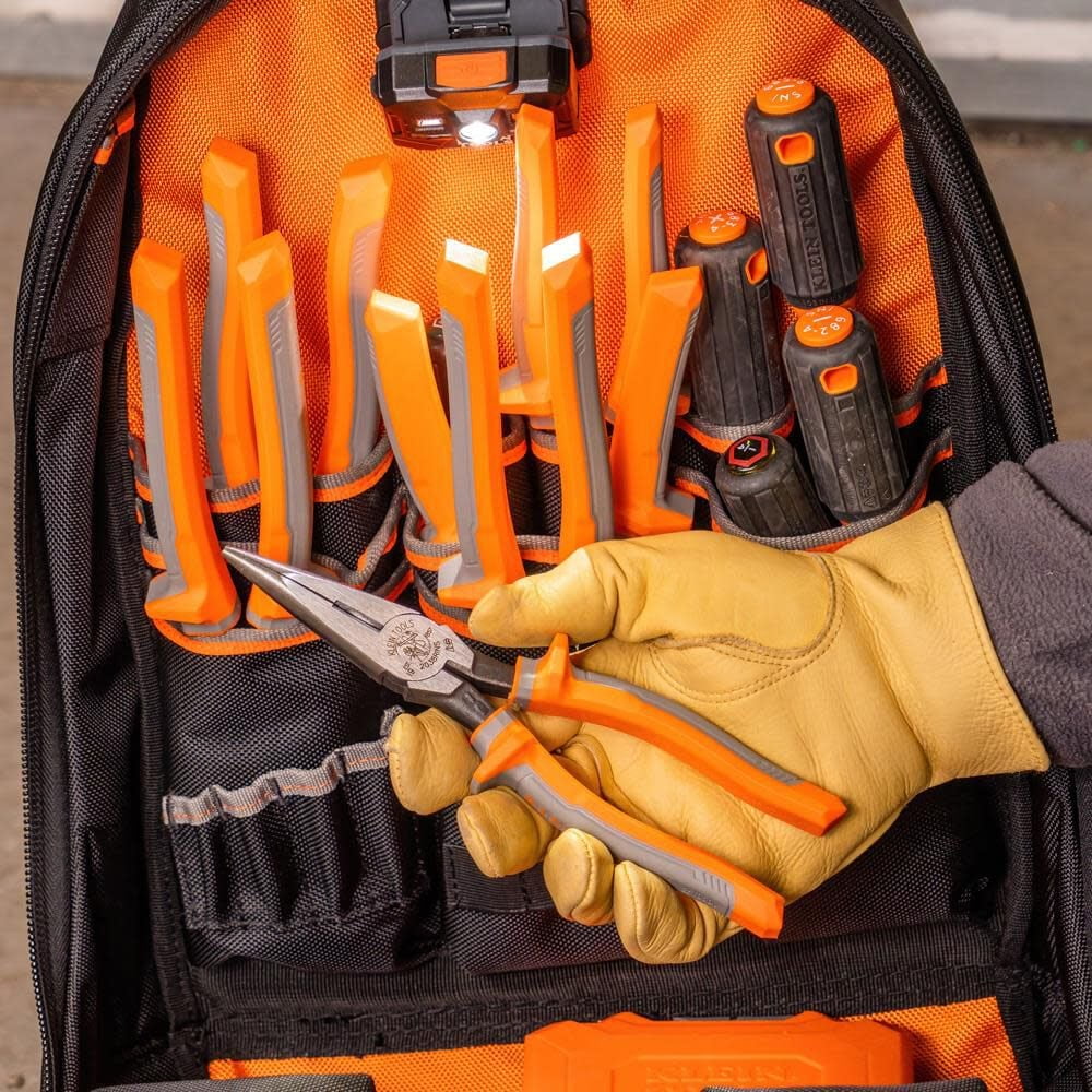 Klein Tools 2038RINS Insulated Long Nose Side-Cutting Pliers