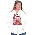 thumbnail image 4 of Fat Pants Season Thanksgiving Turkey Unisex Fleece Graphic Zip Up Hoodie Brisco Brands 4X, 4 of 5