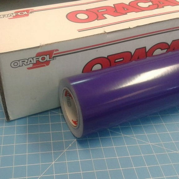 Purple 24" x 10 Ft Roll of Glossy Oracal 651 Vinyl for Craft Cutters and Vinyl Sign Cutters