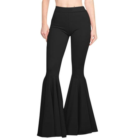 

HSMQHJWE Yoga Scrub Pants Ladies Solid Color High Waist Slim Fit Stretch Casual Flared Pants Trousers Yoga Pants with Pocket