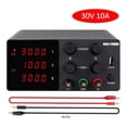 thumbnail image 1 of Alimentation de Laboratoire USB DC 60V 5A Régulée, Réglable, Régulateur de Tension 30V 10A, Stabilisateur, Commutation, Source de Banc, 1 of 6