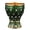1PCS-Golden Green, variant on Metal Shot Glass with Crystal Pattern Geometric Pattern Alloy Wine Goblet with Delicate Rhinestones Accent