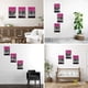 thumbnail image 3 of Cuadro Decorativo Tríptico Vertical Venado Rosa Árbol Canvas Revolution  Set De 3 Cuadros 25x38 cm, 3 of 5