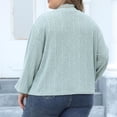thumbnail image 6 of KyCheLot Women's Bow Sweaters Plus Size Knit Warm Long Sleeve Turtleneck Pullover Tops, 6 of 6