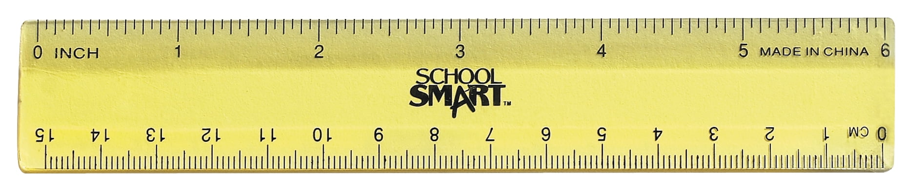 6 inches on a ruler