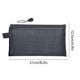 thumbnail image 3 of Bolso de malla para lápices | Plástico para bolsa transparente con cremallera | Gran capacidad 4,9x8,2 pulgadas | Cremallera brillante duradera, organizador multiusos, blanco/gris/negro | Estuche, 3 of 6
