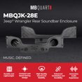 thumbnail image 2 of MB Quart Rear Overhead Soundbar Enclosure for 2007-2018 Jeep Wrangler JK, 2 of 9
