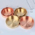 thumbnail image 4 of Round Copper Storage Tray Desk Jewelry Sundries Organizer Dish Home Decoration KAESI, 4 of 5