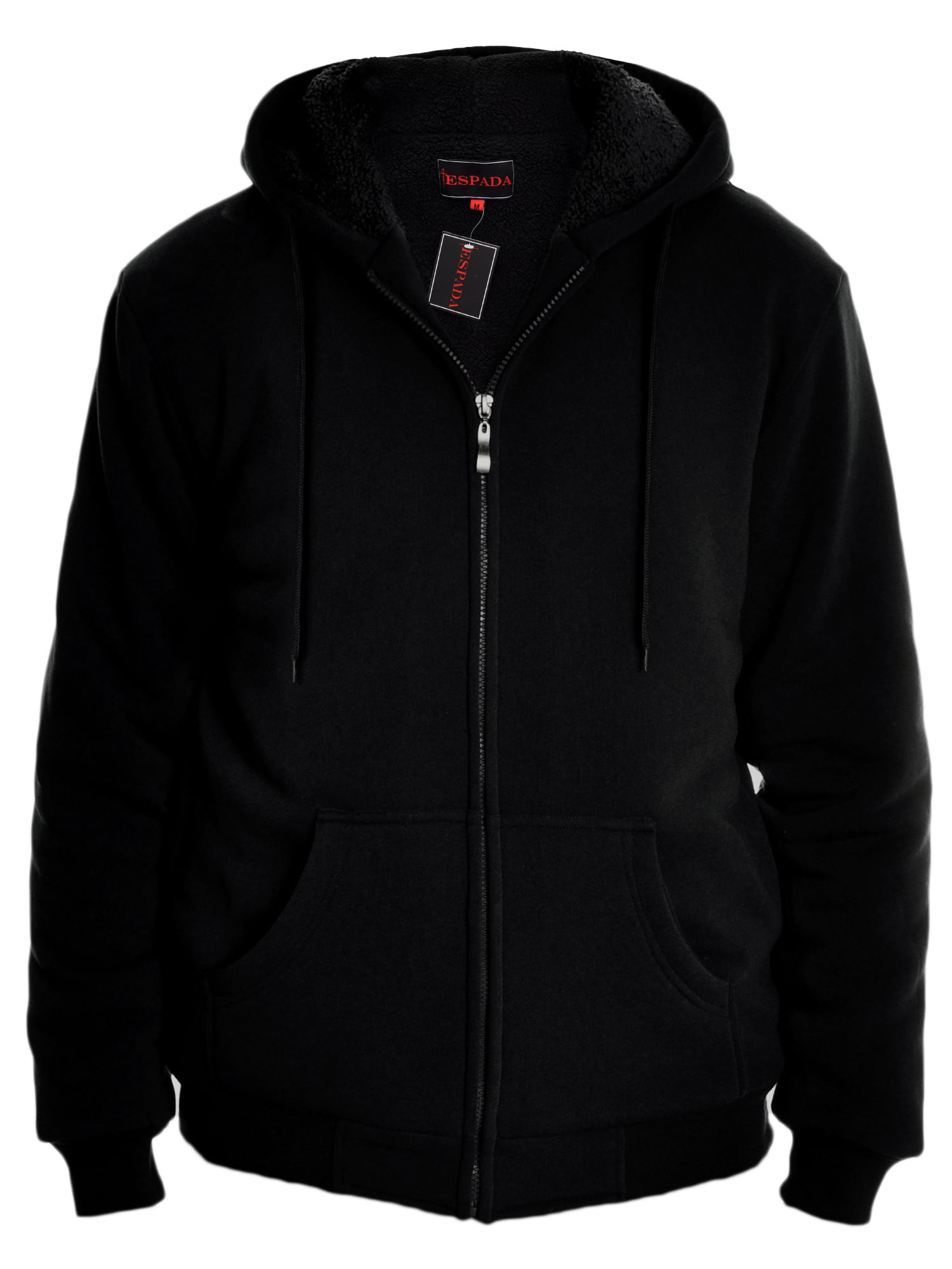 Espada Men's Sherpa-Lined Hoodie Jacket (1-Pack) - Walmart.com
