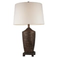 thumbnail image 4 of Fantastic Rustic Ribbed Bronze Table Lamp, 4 of 4