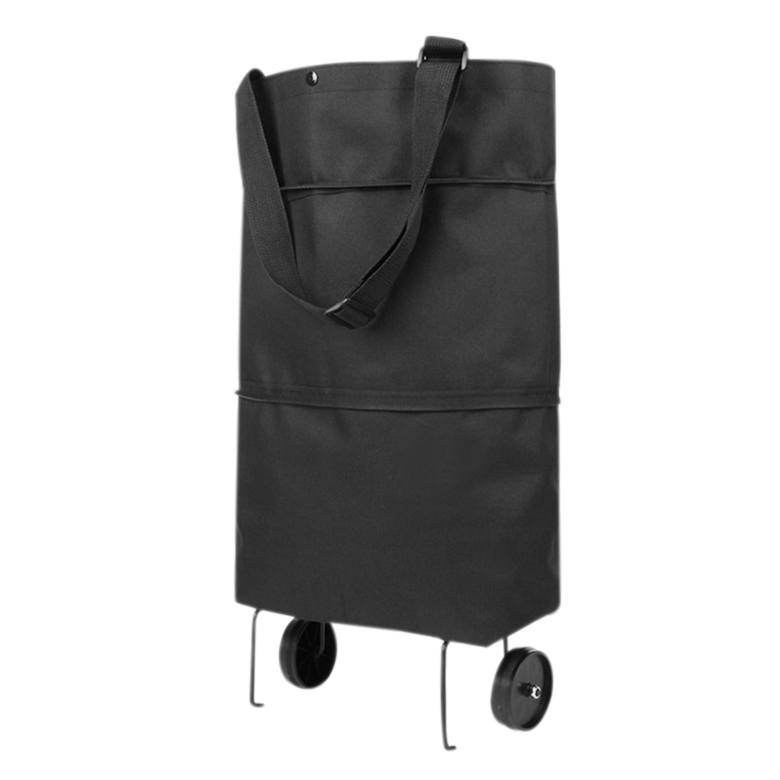 RADARBULLE Shopping Bag On Wheels, Black, 33x24x68 Cm/38 L IKEA