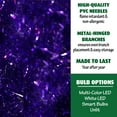 thumbnail image 3 of Fraser Hill Farm 5-Ft. Festive Tinsel Christmas Tree, Purple, 3 of 5