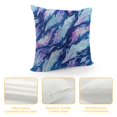thumbnail image 4 of Pratyus Ice Print Throw Pillow Cover for Couch, Elegant Pillowcase 1PC, Square Design 20x20in, 4 of 5