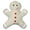 Almond, variant on 1pc Gingerbread Man Cookie Dog Toy Holiday Soft Clove Scented Assorted Emojis 7"