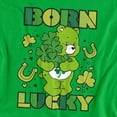 thumbnail image 2 of Care Bears T-Shirt Born Lucky Good Luck Bear St. Patrick'S Day Unisex Graphic Tee for Men & Women, 2 of 7
