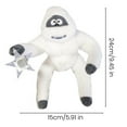 thumbnail image 5 of Dserfhy Abominable Snowman Christmas Tree Topper Plush Stuffed Snow Elf Christmas Tree Hugger with Star for Xmas Treetop Decoration, 5 of 7