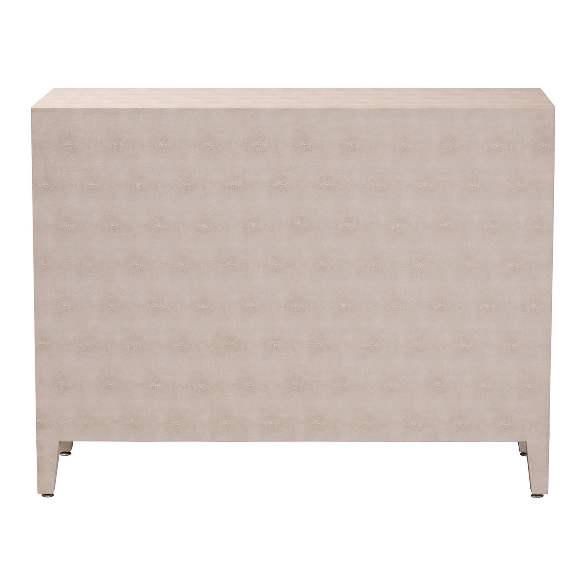 Baxton Studio Nira Modern Storage Cabinet, 2-Door, Beige