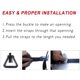 thumbnail image 4 of Anillos de gimnasia de 2 piezas con correas de hebilla ajustables, anillos de fitness profesionales con bandas antideslizantes que absorben el sudor, perfectos para hacer ejercicio, rojo JAMW Sencillez, 4 of 5