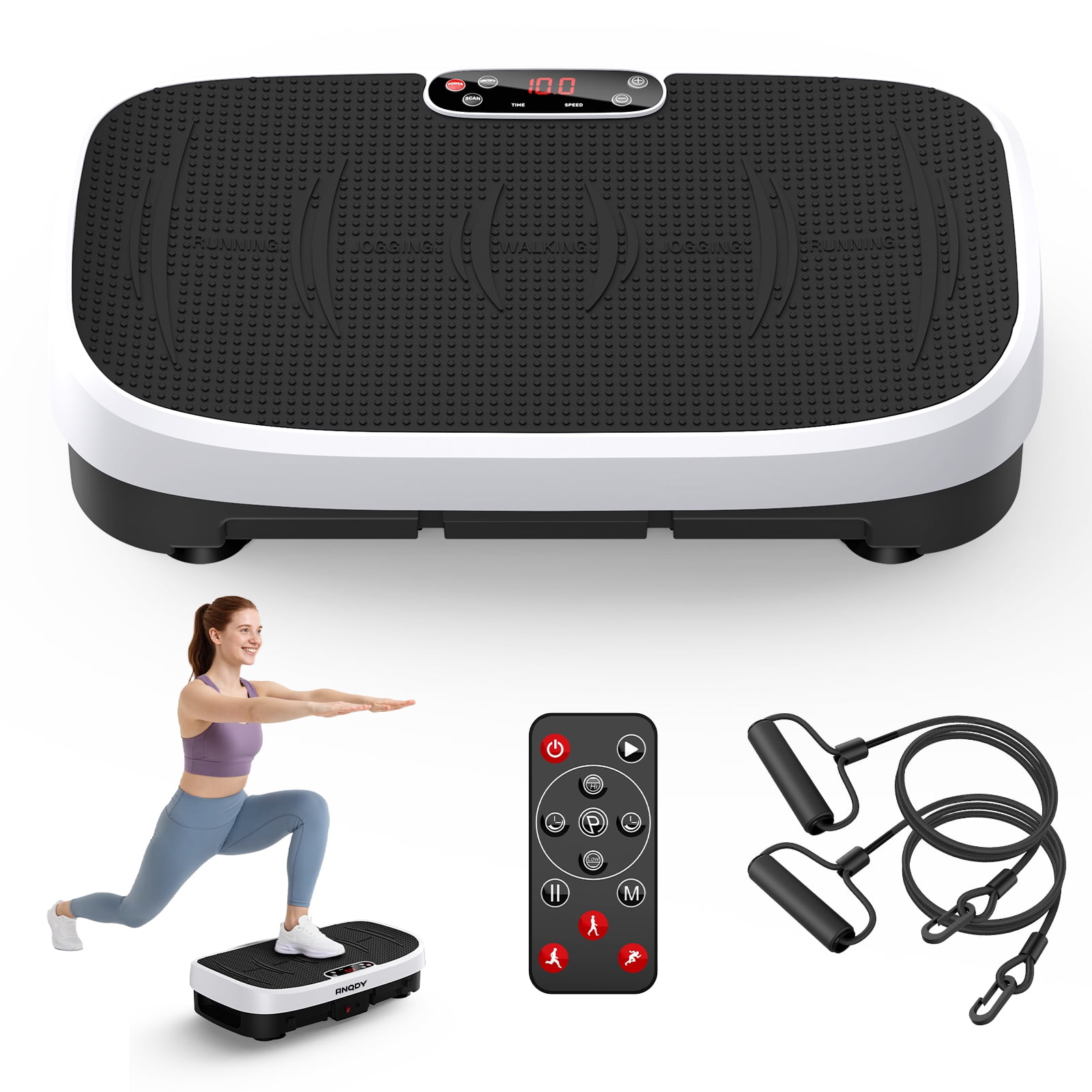 Anqdy Vibration Plate Exercise Machine clearance 400 Lbs Capacity For lymphatic drainage