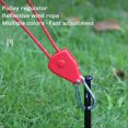 thumbnail image 4 of 6Pcs 4mm Camping Tent Tie Down Rope Tightener Fastening Red, 4 of 5