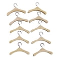 thumbnail image 1 of 2-3 del paquete 10 piezas Percha de madera  para muñecas de 18 " cm 2 piezas CUTICAT Percha de ropa de madera para muñecas, 1 of 8