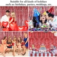 thumbnail image 7 of 6 PCS 3.3X6.6ft Fringe Tinsel Rain Curtain Backdrop Laser Glitter Metallic Foil Rain Silk Curtains Birthday Party Wedding Christmas Decoration Photo Booth Backdrop, 7 of 7