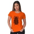 thumbnail image 4 of Ancient Egyptian Scarab Beetle Womens Fitted Plus Size Graphic Tee Brisco Brands 2X, 4 of 5