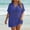 Blue, variant on Ynynloco Womens Coverup Lace Crochet V Neck Knit Bathing Suit Cover Up Dress Beach Cover Ups for Swimwear Vacation Outfits