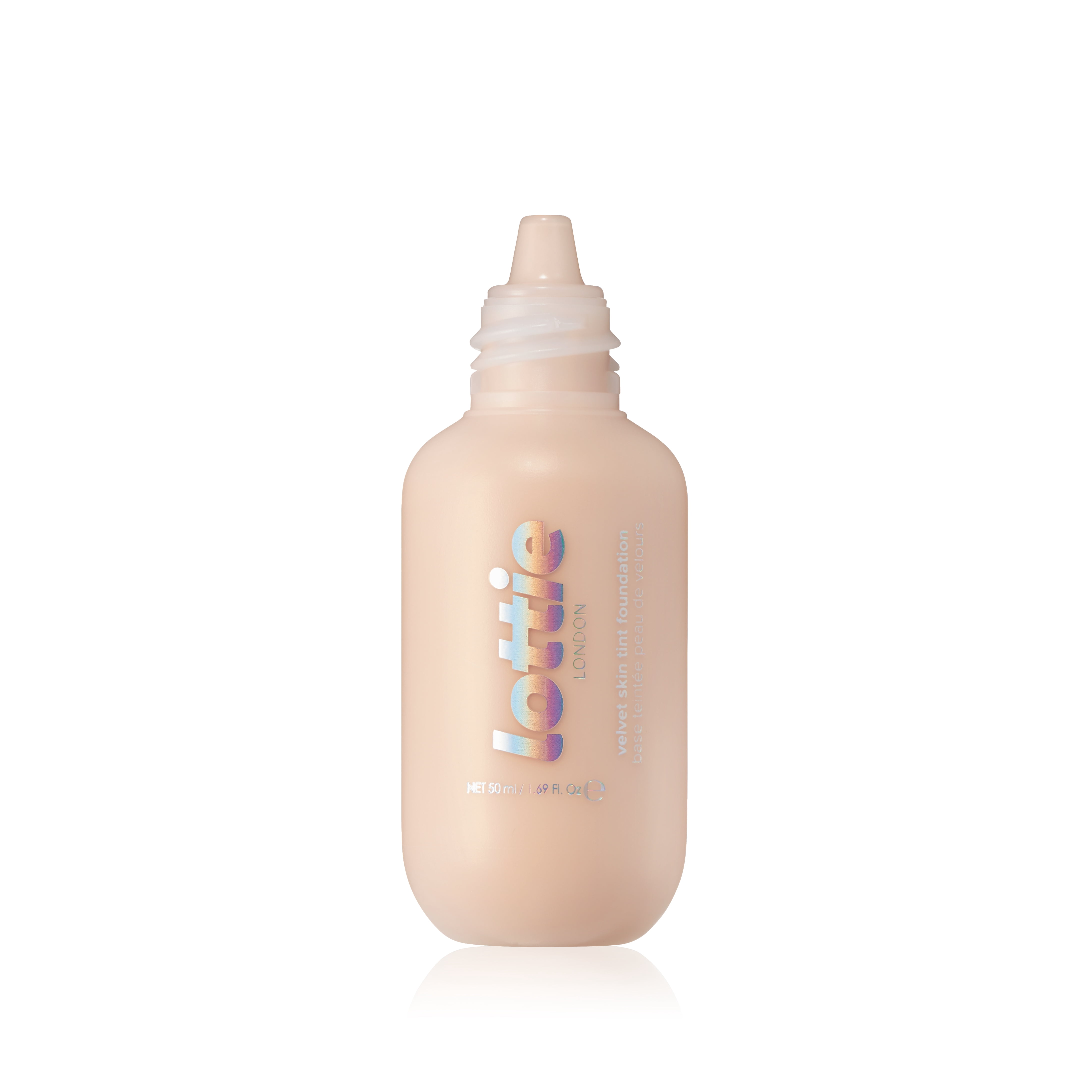 Lottie London Velvet Skin Tint Foundation, 100% Vegan, Matte Finish, Fair P015, 1.69 fl oz