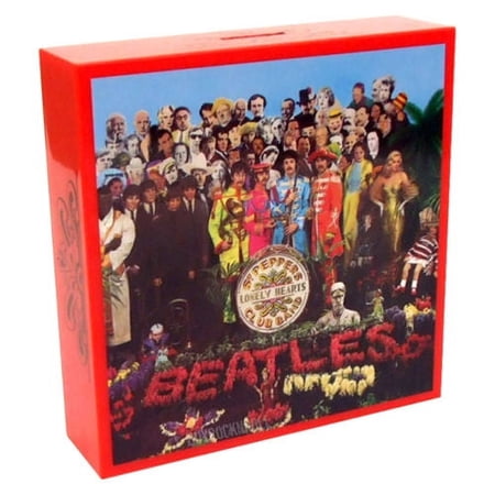 Beatles 2013 Factory Sgt Peppers Lonely Hears Club Band LP Album Cover Coin Bank