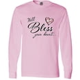 thumbnail image 3 of Inktastic Well Bless Your Heart with Floral Print Long Sleeve T-Shirt, 3 of 5